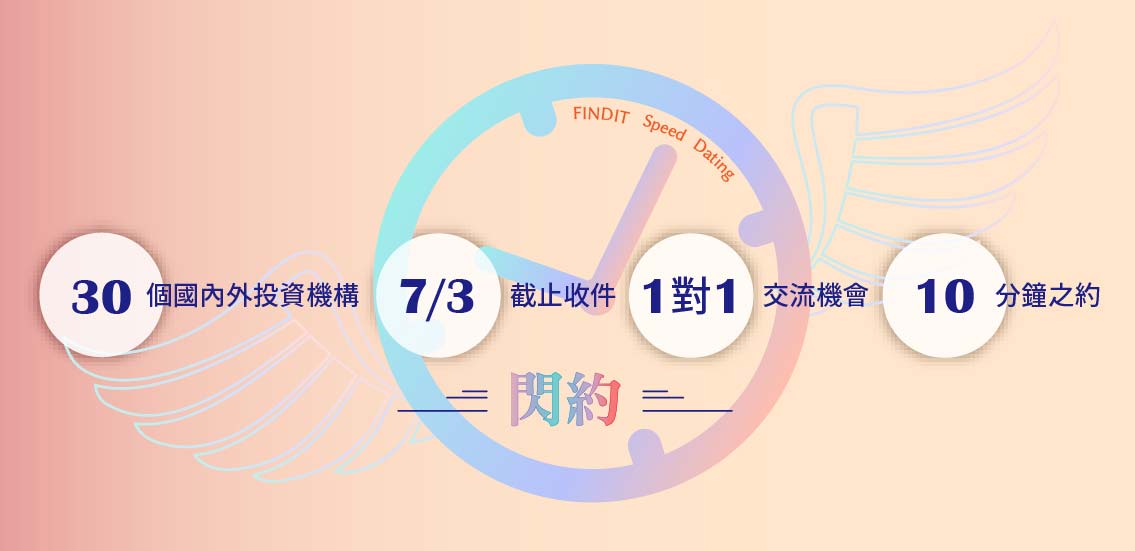 2020台灣早期投資論壇-閃約即日起開放報名!