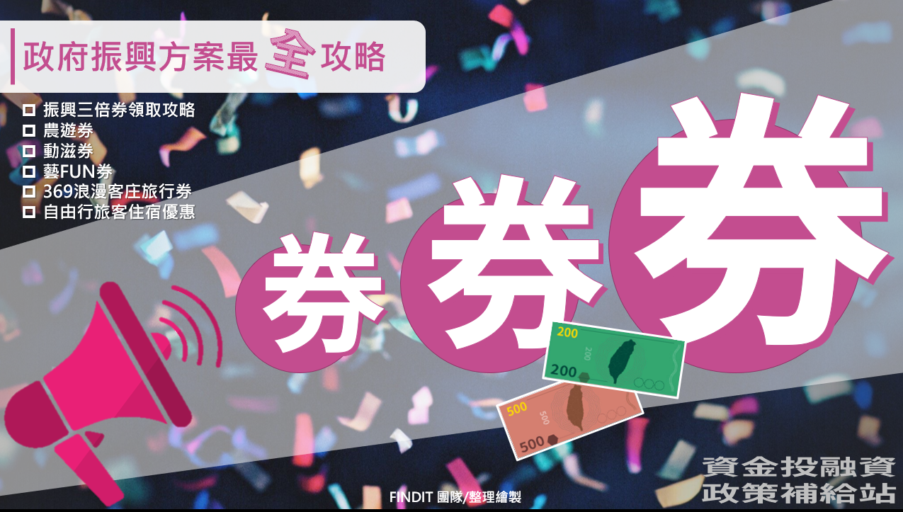 【資金投融資政策補給站】 政府振興方案最全攻略