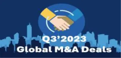 【M&A動向觀測】2023Q3全球M&A交易轉降，年度最大收購案件出現有望翻轉第四季交易